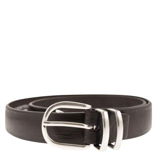 26SS 알베르토루티 가죽 벨트 616 30 DARK BROWN