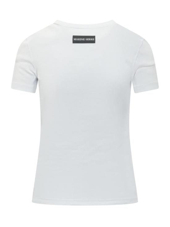 26SS 마린세르 반팔 티셔츠 WTT012ACJER0008 WH10 WHITE - MARINE SERRE