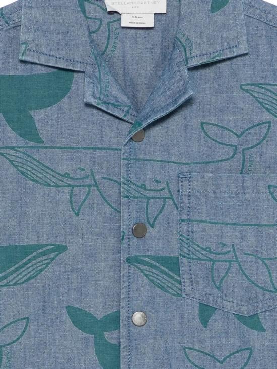 26SS [키즈] 스텔라 맥카트니 셔츠 TY5P11 Z3546 606MC AZZURRO MULTI - STELLA MCCARTNEY