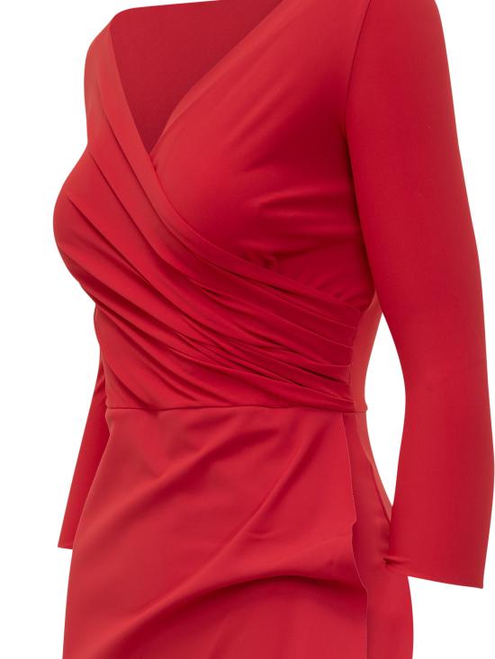 26SS 키아라보니 미디 원피스 ABCFLO108BS 67869 RUBY - CHIARA BONI