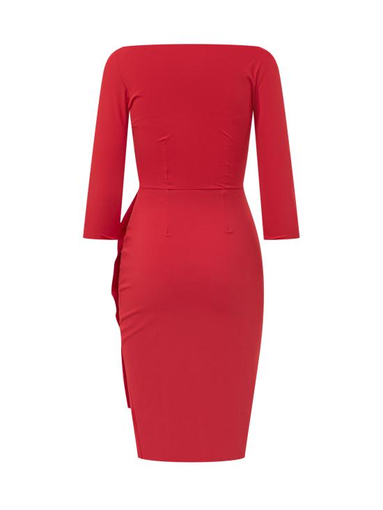 26SS 키아라보니 미디 원피스 ABCFLO108BS 67869 RUBY - CHIARA BONI