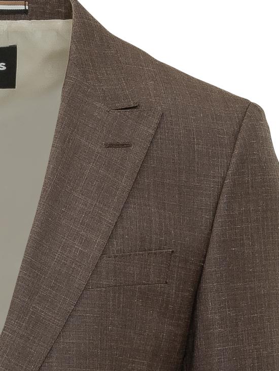 26SS 보스 수트 자켓 50562604 207 DARK BROWN - BOSS