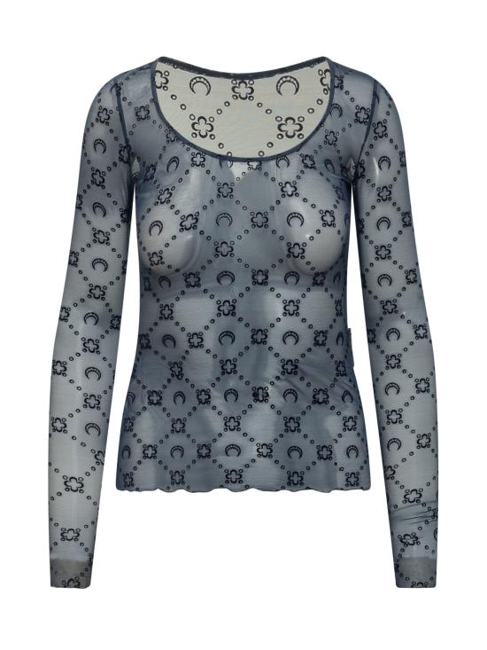 26SS 마린세르 반팔 티셔츠 WTS018ACJER0005 BL90 NAVY