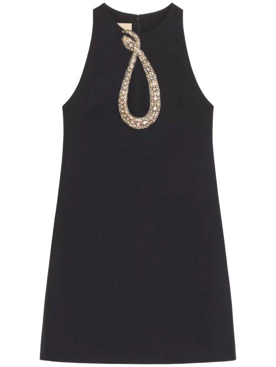 26SS 발렌티노 가라바니 숏 원피스 BVAKD51CF CRC NERO GOLD SILVER