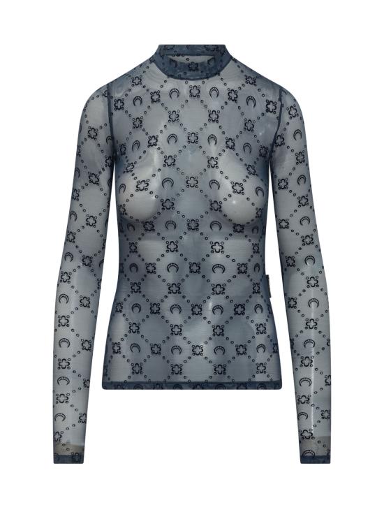 26SS 마린세르 반팔 티셔츠 WTO388ACJER0005 BL90 NAVY