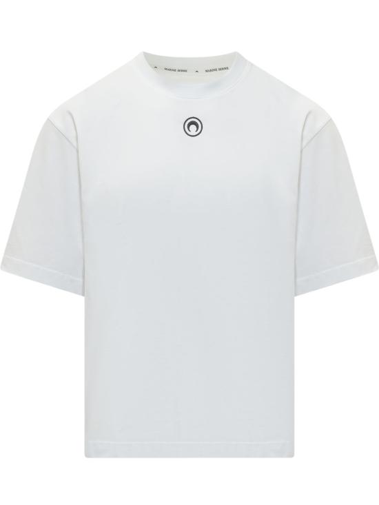 26SS 마린세르 반팔 티셔츠 MTT077ACJER0009 WH10 WHITE