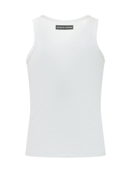 26SS 마린세르 민소매 티셔츠 MTT081ACJER0011 WH10 WHITE - MARINE SERRE