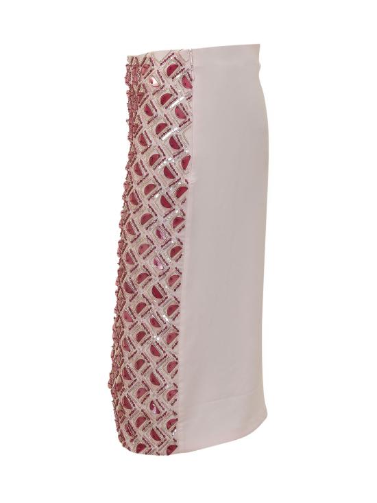 26SS 데 펨메스 스커트 D206XG D8778 CANDY RASPBERRY - DES PHEMMES