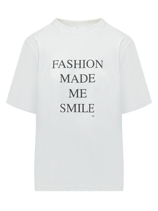 26SS 빅토리아 베컴 반팔 티셔츠 1226JTS007458A 9831 WHITE