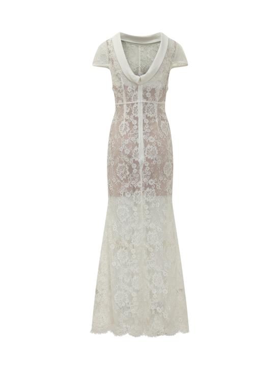 26SS 셀프 포트레이트 원피스 SS26254XW WHITE - SELF PORTRAIT