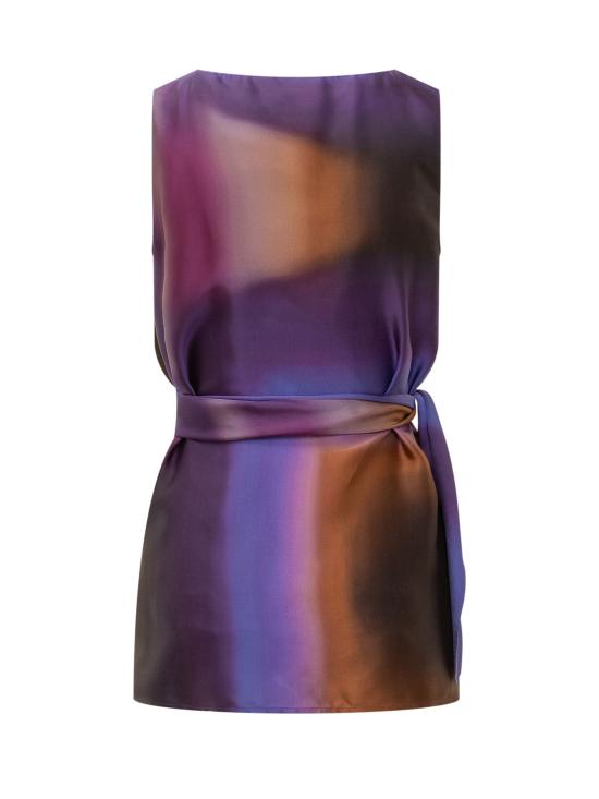 26SS MOMONI' 반팔 티셔츠 261MMOTO00226104MO 4468 IRIS CARAMELLO - OTHER BRANDS