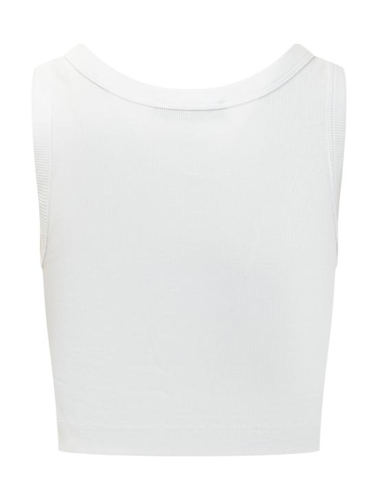 26SS 돌체앤가바나 민소매 티셔츠 F8W42TFU7AV W0800 BIANCO OTTICO - DOLCE & GABBANA