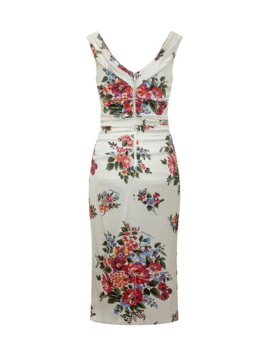 26SS 돌체앤가바나 원피스 F612RTFSICE HA5ZO MAZZ FIORI F BIANCO - DOLCE & GABBANA