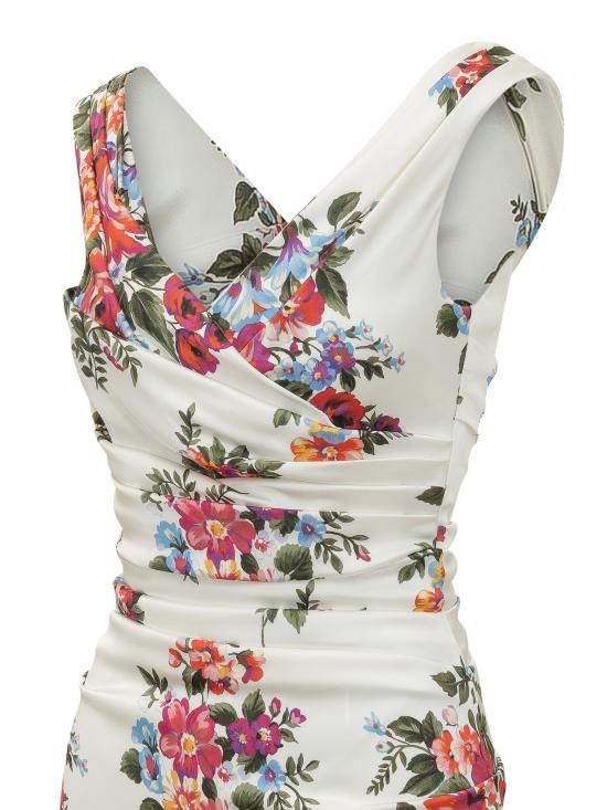 26SS 돌체앤가바나 원피스 F612RTFSICE HA5ZO MAZZ FIORI F BIANCO - DOLCE & GABBANA