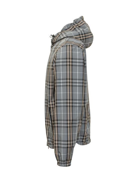 26SS 버버리 자켓 8122959 C5076 WAVE BLUE IP CHECK - BURBERRY