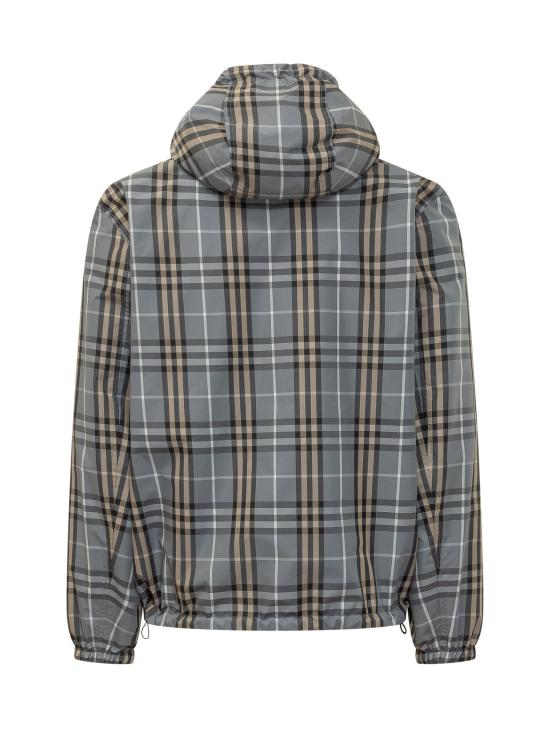 26SS 버버리 자켓 8122959 C5076 WAVE BLUE IP CHECK - BURBERRY