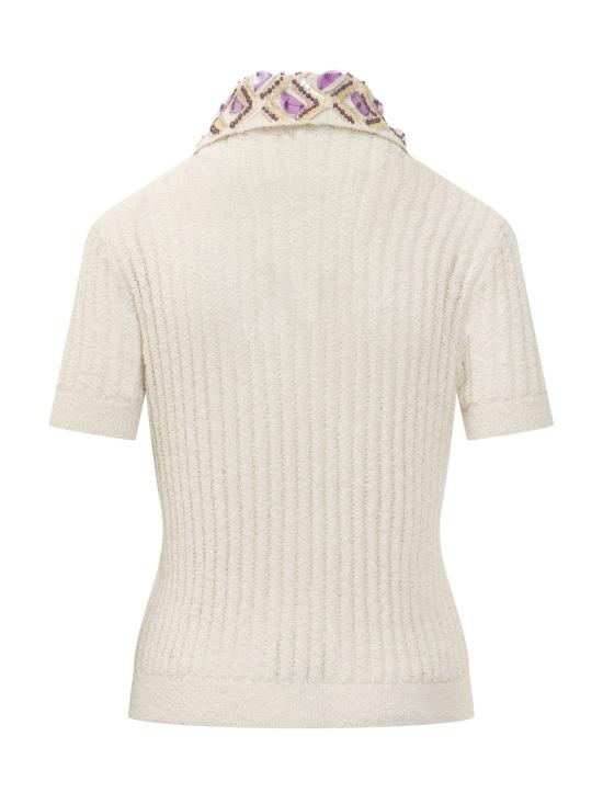 26SS 데 펨메스 폴로 티셔츠 D744KS D0201 VANILLA - DES PHEMMES