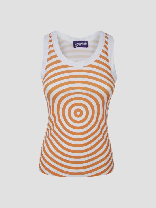 26SS 장 폴 고티에 셔츠 2602WTO477J046P 0115 WHITE ORANGE