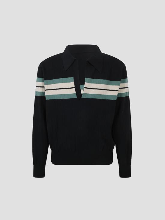 26SS 드리스 반 노튼 스웨터 212193701 900 BLACK