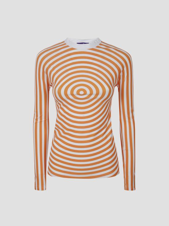 26SS 장 폴 고티에 셔츠 2602WTO476J046P 0115 WHITE ORANGE