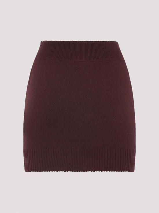 25FW 끌로에 숏 원피스 CH25WMJ03580601 Burgundy - CHLOE