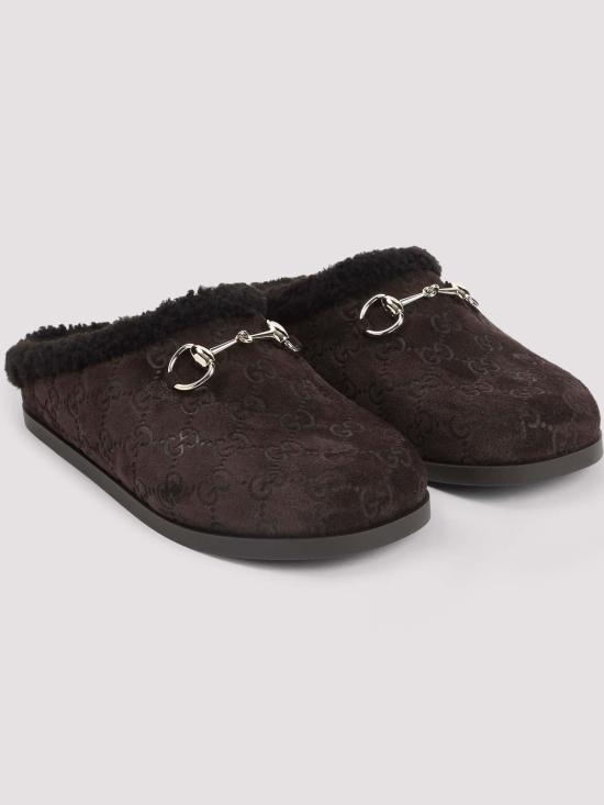 26SS 구찌 홀스빗 뮬 836057AAE272042 Brown - GUCCI