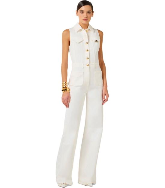 26SS 엘리자베타프랜치 점프수트 TJ45N61E2 360 40 Ivory - ELISABETTA FRANCHI