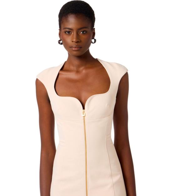 26SS 엘리자베타프랜치 숏 원피스 AB90061E2 193 40 White - ELISABETTA FRANCHI