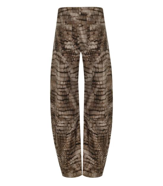 26SS 엘리자베타프랜치 데님 팬츠 PJ31D61E2 644 26 Brown - ELISABETTA FRANCHI