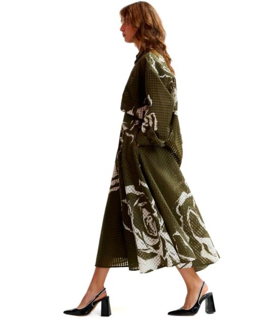 26SS 에센셜앤트워프 롱 스커트 JANGO J1OM 36 Green - ESSENTIEL ANTWERP