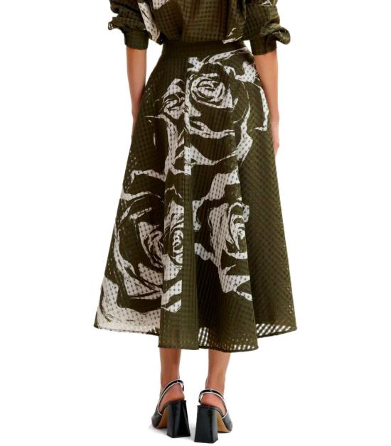 26SS 에센셜앤트워프 롱 스커트 JANGO J1OM 36 Green - ESSENTIEL ANTWERP