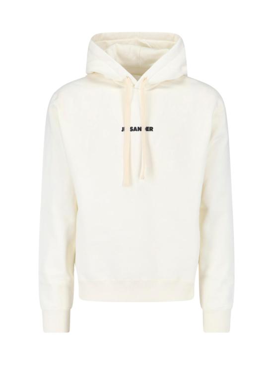 26SS 질샌더 후드 티셔츠 J22GU0149 J20128 103 White