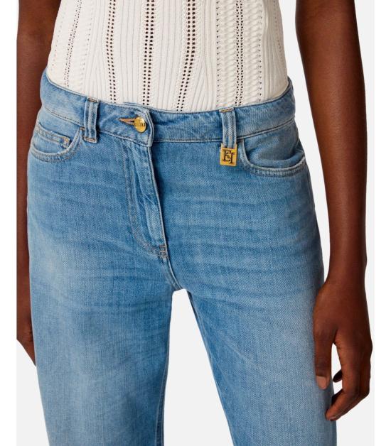 26SS 엘리자베타프랜치 데님 팬츠 PJ21I61E2 192 25 Light Blue - ELISABETTA FRANCHI
