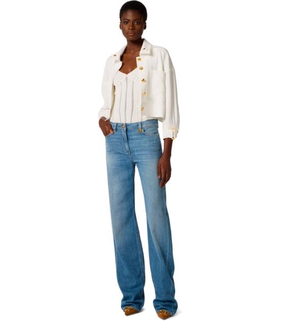 26SS 엘리자베타프랜치 데님 팬츠 PJ21I61E2 192 25 Light Blue - ELISABETTA FRANCHI