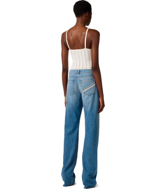26SS 엘리자베타프랜치 데님 팬츠 PJ21I61E2 192 25 Light Blue - ELISABETTA FRANCHI