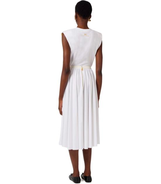 26SS 엘리자베타프랜치 민소매 티셔츠 MA01161E2 270 38 White - ELISABETTA FRANCHI