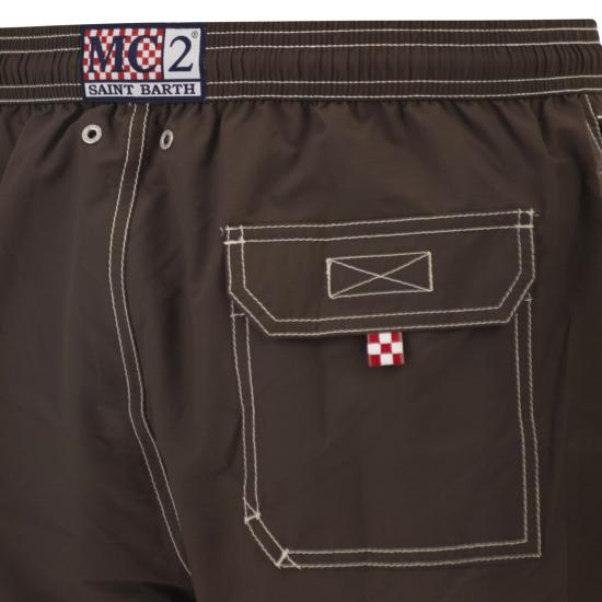 26SS 세인트바쓰 숏팬츠 PATM001 DARK BROWN - MC2 SAINT BARTH