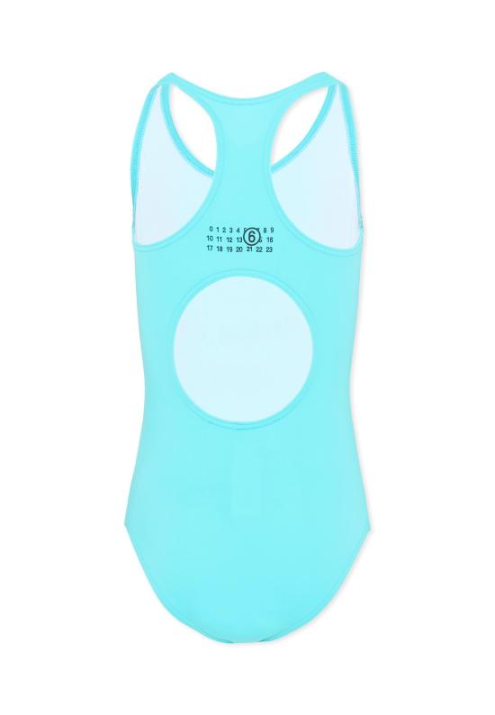 26SS [키즈] MM6 메종마르지엘라 원피스 수영복 M60991 MM00P M6809 LIGHT BLUE - MM6 MAISON MARGIELA