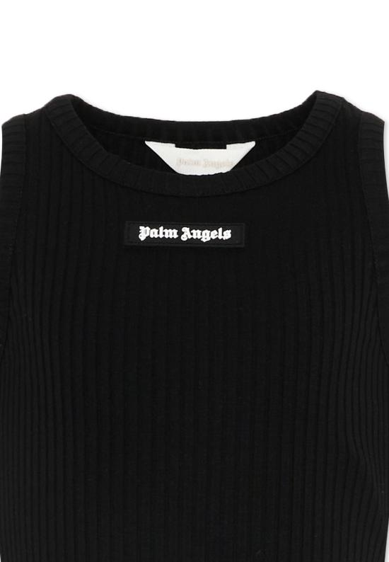 26SS [키즈] 팜앤젤스 티셔츠 PGAG002S26JER002 110 BLACK - PALM ANGELS