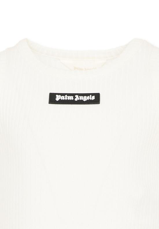 26SS [키즈] 팜앤젤스 티셔츠 PGAG002S26JER002 002 IVORY - PALM ANGELS