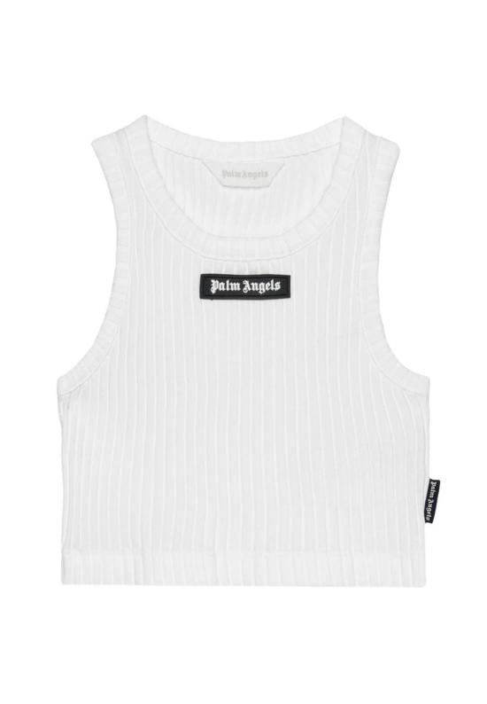 26SS [키즈] 팜앤젤스 티셔츠 PGAG002S26JER002 002 IVORY - PALM ANGELS