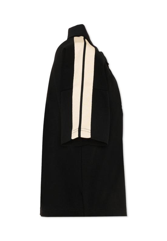 26SS [키즈] 팜앤젤스 폴로 셔츠 PBBD013S26FLE001 110 BLACK - PALM ANGELS