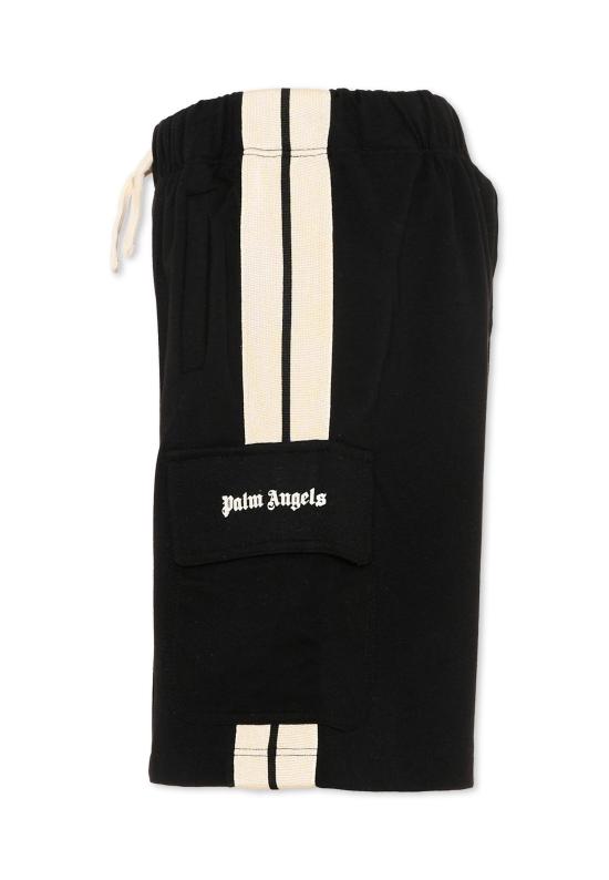 26SS [키즈] 팜앤젤스 쇼츠/버뮤다 PBCL004S26FLE001 110 BLACK - PALM ANGELS