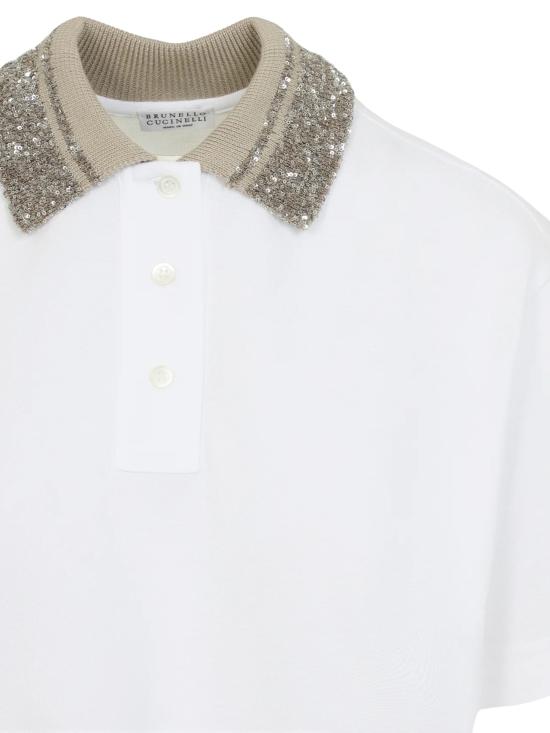 26SS 브루넬로 쿠치넬리 반팔 티셔츠 M0T63EJ105 C6159 White - BRUNELLO CUCINELLI