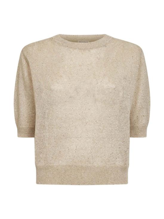 26SS 브루넬로 쿠치넬리 반팔 티셔츠 MDT746400 C8925 Beige