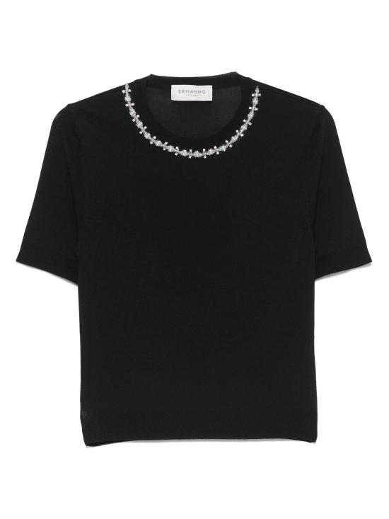 25SS 에르마노 피렌제 반팔 티셔츠 D46EL034APEE3 MF184 Black