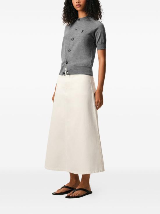 26SS 아미 가디건 FKC387 KN00390504 Grey - AMI