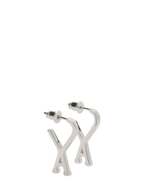 26SS 아미 브라스 스몰 ADC 후프 이어링 UJW924 361900 Silver