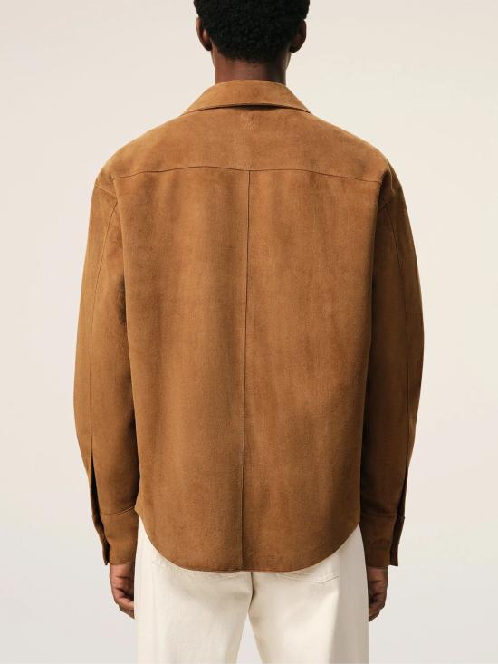 26SS 아미 셔츠 USH826 LH0059236 Brown - AMI