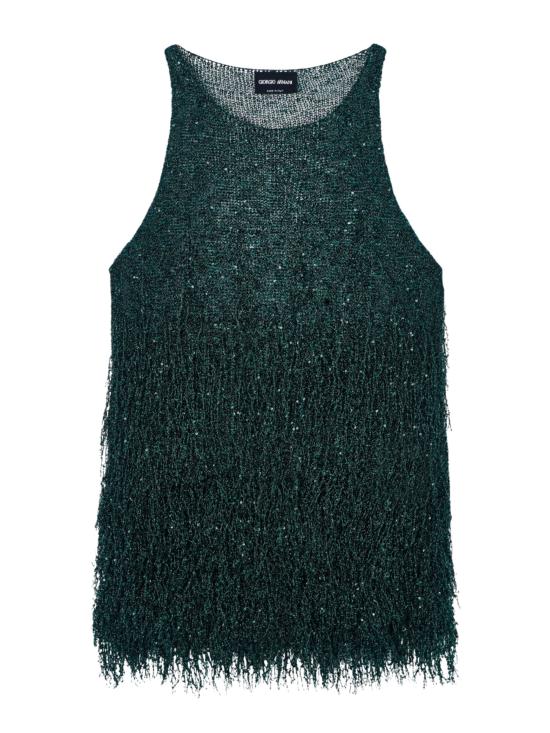 26SS 조르지오 아르마니 민소매 티셔츠 GW003312 AF25439F7009 Green